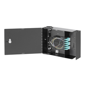 OPTIchannel Wall Mount Cabinet, Single- Door, 2) FSP Adapter Panels (Unloaded)